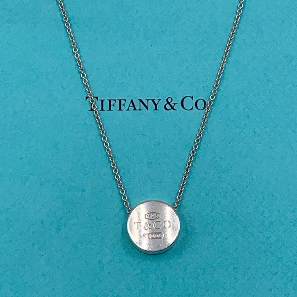 Authentic Tiffany & Co 1837 Concave Necklace